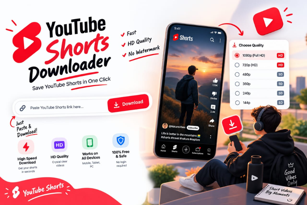 YouTube Shorts Downloader Creator Watching Shorts